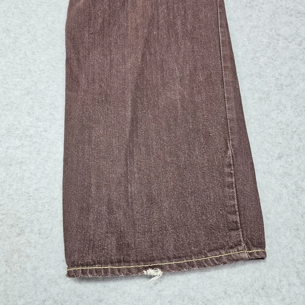 LRG‎ Lifted Research Group Mens Jeans 34x32 Blue Denim Grass Roots Straight Fit